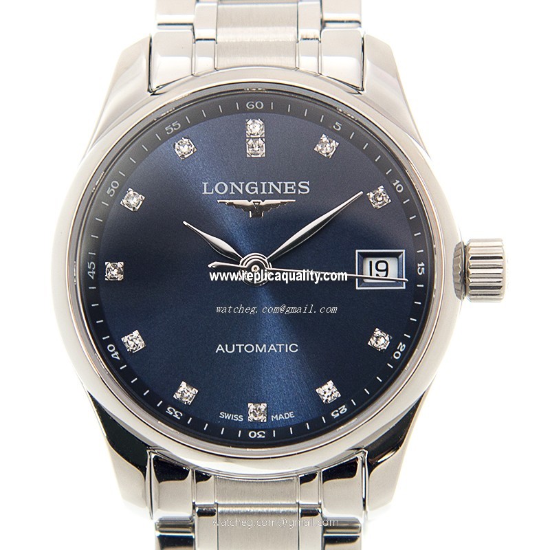 Longines MASTER L2.128.4.97.6 Automatic Stainless Steel Blue