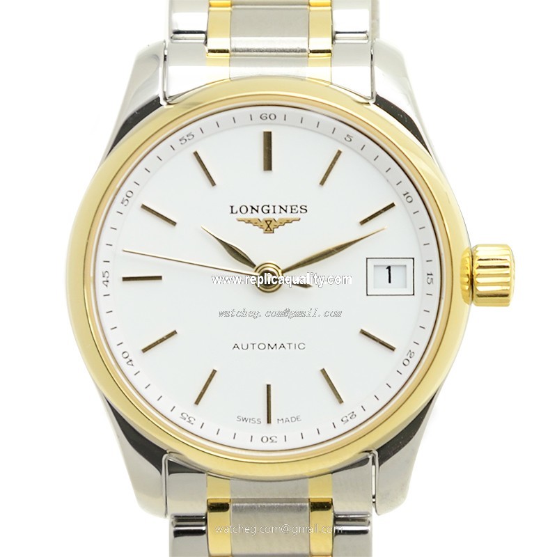 Longines MASTER L2.128.5.12.7 Automatic 18kt Gold & Steel White