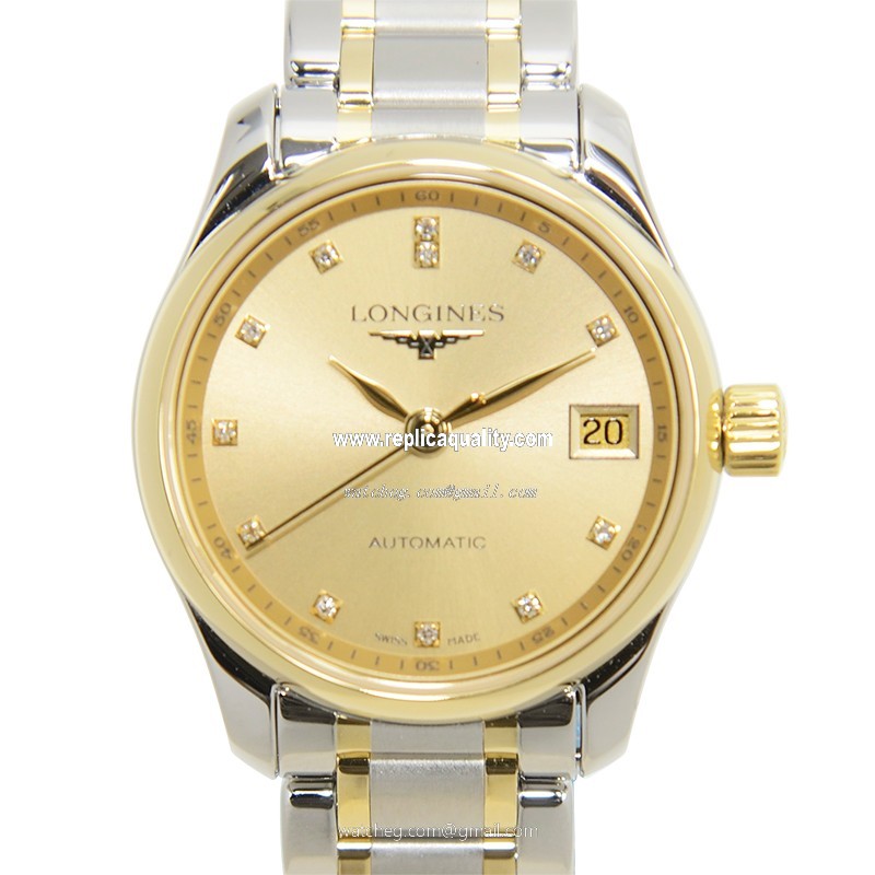 Longines MASTER L2.128.5.37.7 Automatic 18kt Gold & Steel Gold