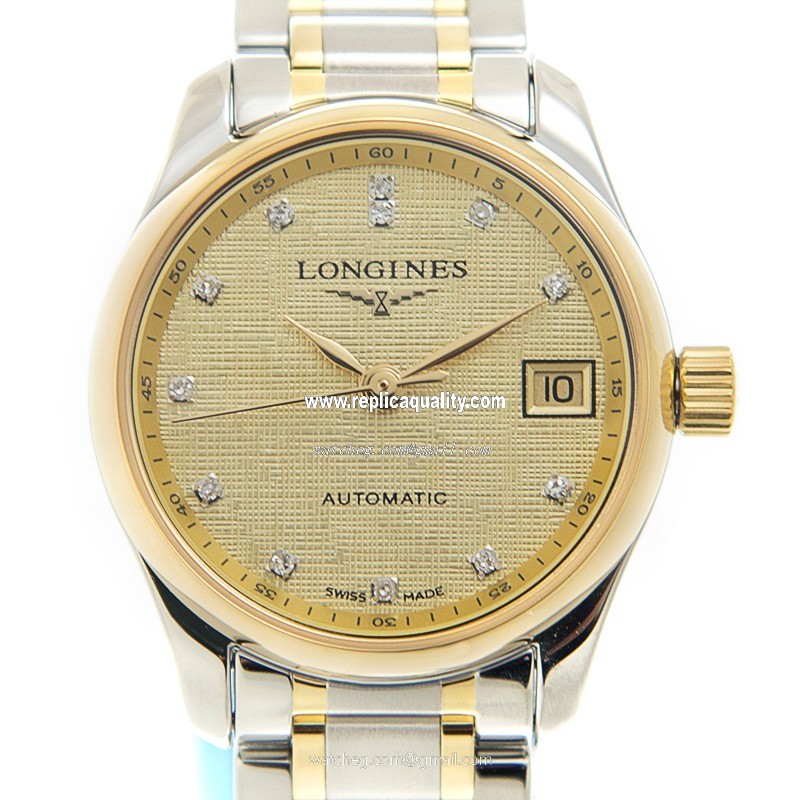 Longines MASTER L2.128.5.38.7 Automatic 18kt Gold & Steel Gold