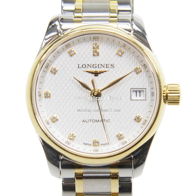 Longines MASTER L2.128.5.77.7 Automatic 18kt Gold & Steel Silver