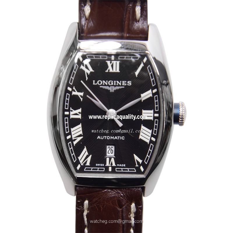 Longines EVIDENZA L2.142.4.51.4 Automatic Stainless Steel Black