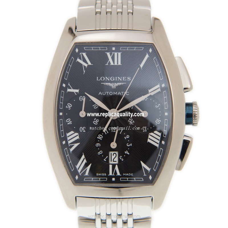 Longines EVIDENZA L2.156.4.51.6 Automatic Stainless Steel Black