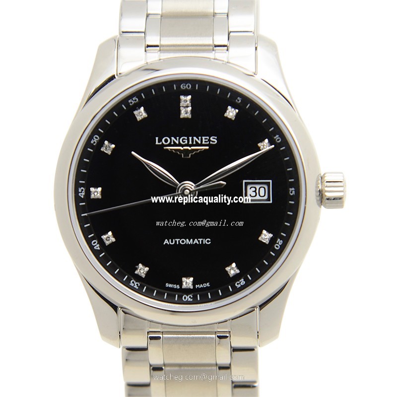 Longines MASTER L2.257.4.57.6 Automatic Stainless Steel Black