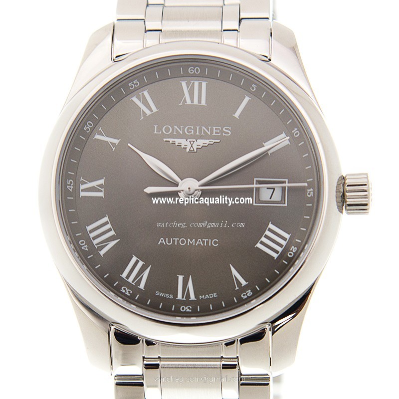 Longines MASTER L2.257.4.71.6 Automatic Stainless Steel Dark Brown 