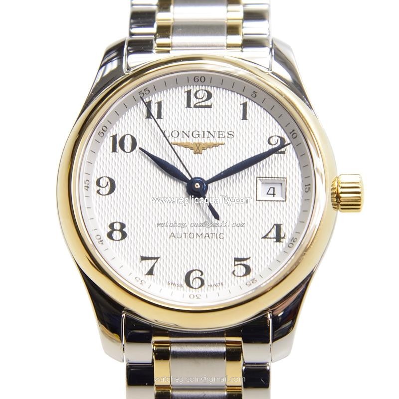 Longines MASTER L2.257.5.78.7 Automatic 18kt Gold & Steel White