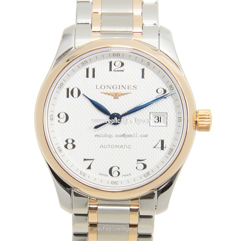 Longines MASTER L2.257.5.79.7 Automatic 18kt Gold & Steel Silver