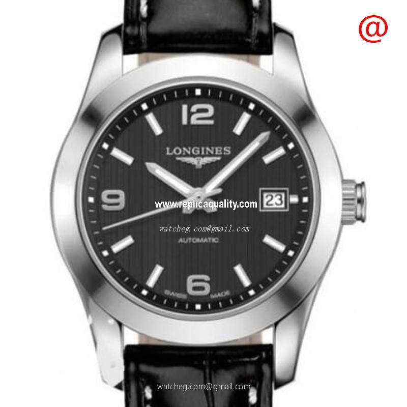 Longines CONQUEST CLASSIC L2.285.4.56.3 Automatic Stainless Steel Black