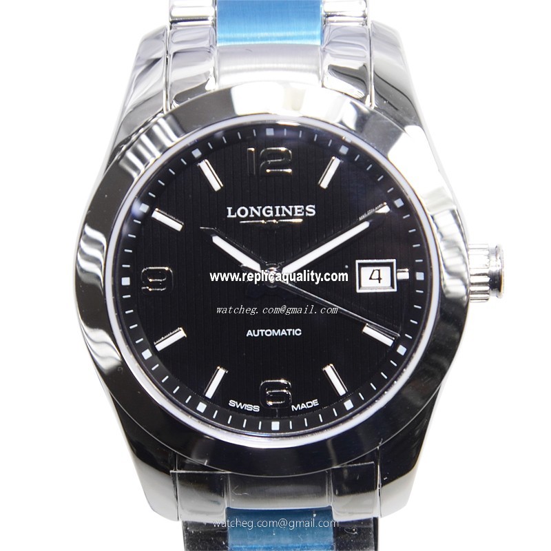 Longines CONQUEST CLASSIC L2.285.4.56.6 Automatic Stainless Steel Black