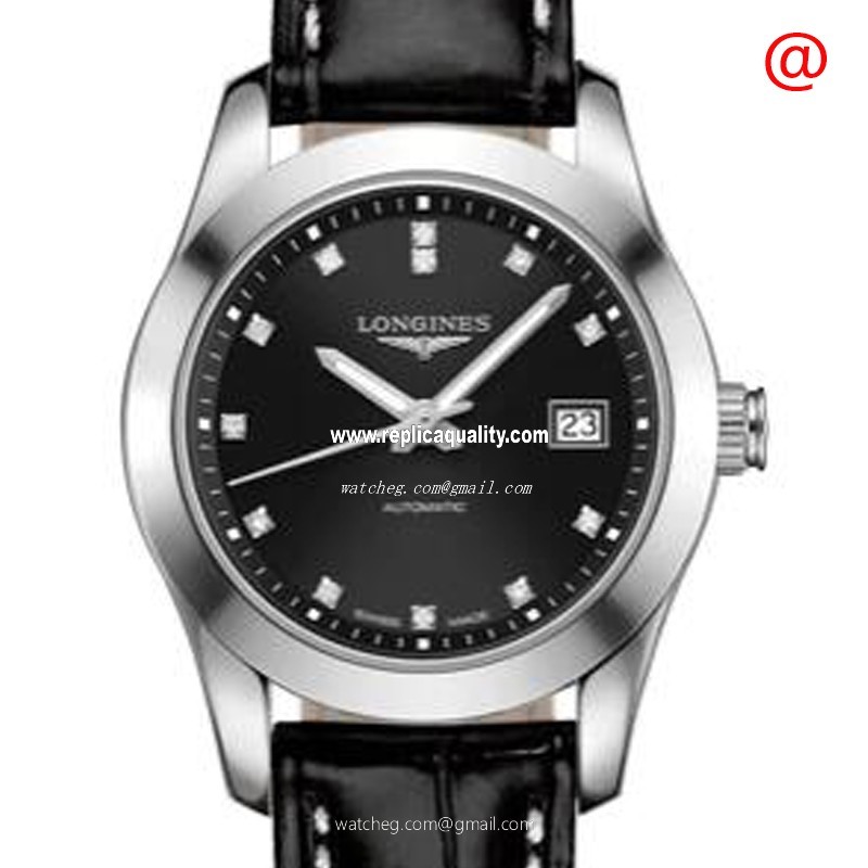 Longines CONQUEST CLASSIC L2.285.4.58.3 Automatic Stainless Steel Black
