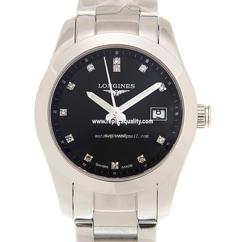 Longines CONQUEST CLASSIC L2.285.4.58.6 Automatic Stainless Steel Black