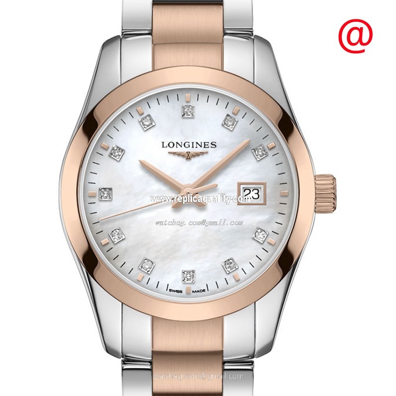 Longines CONQUEST CLASSIC L2.286.3.87.7 Quartz Gold-Plated & Stainless Steel White