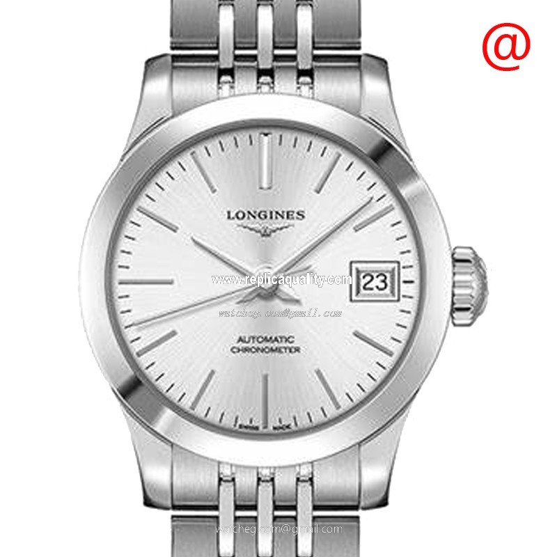Longines RECORD L2.320.4.72.6 Automatic Stainless Steel Silver