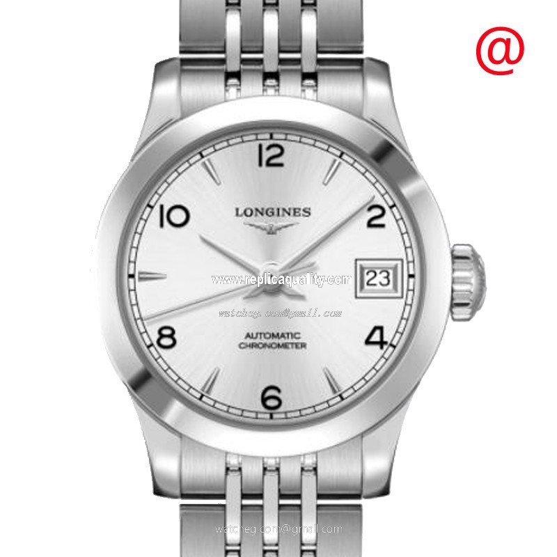 Longines RECORD L2.320.4.76.6 Automatic Stainless Steel Silver