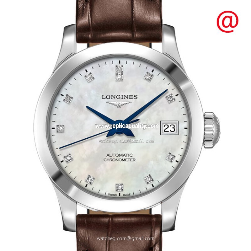Longines RECORD L2.320.4.87.2 Automatic Stainless Steel White