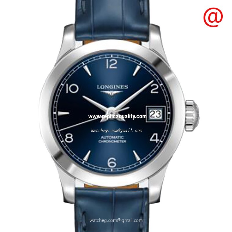 Longines RECORD L2.320.4.96.4 Automatic Stainless Steel Blue