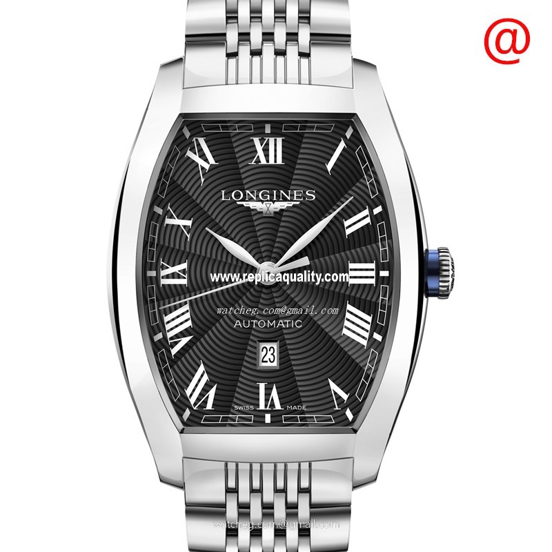 Longines EVIDENZA L2.342.4.51.6 Automatic Stainless Steel Black