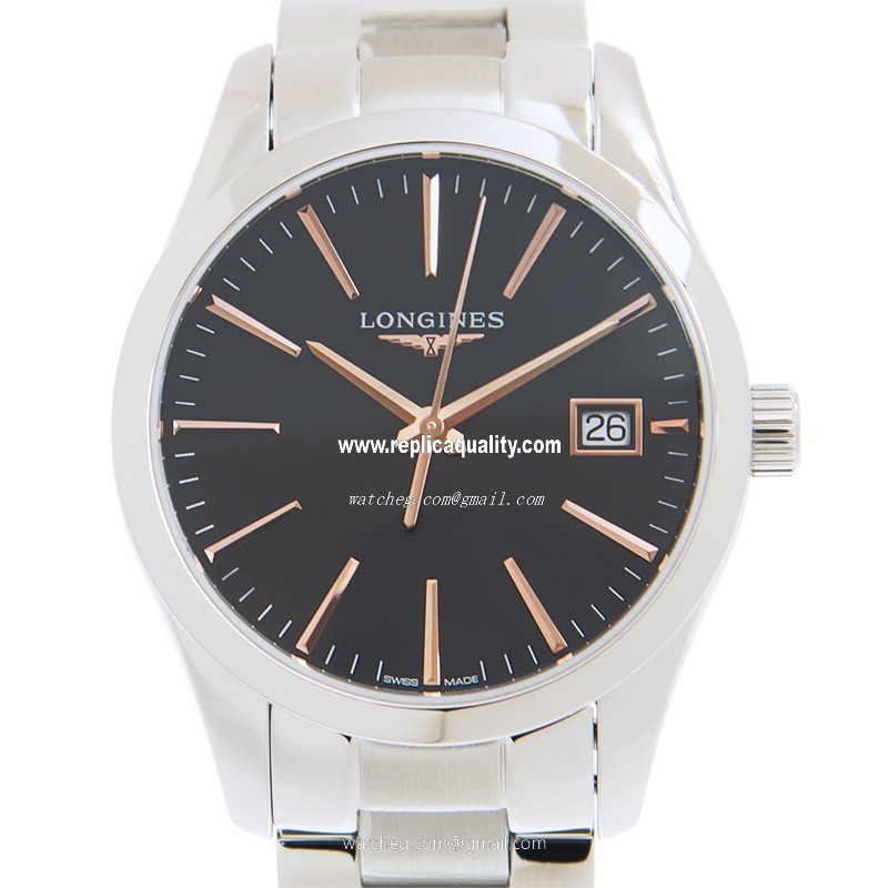 Longines CONQUEST CLASSIC L2.386.4.52.6 Quartz Stainless Steel Black