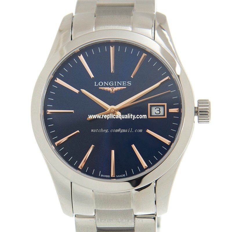 Longines CONQUEST CLASSIC L2.386.4.92.6 Quartz Stainless Steel Blue