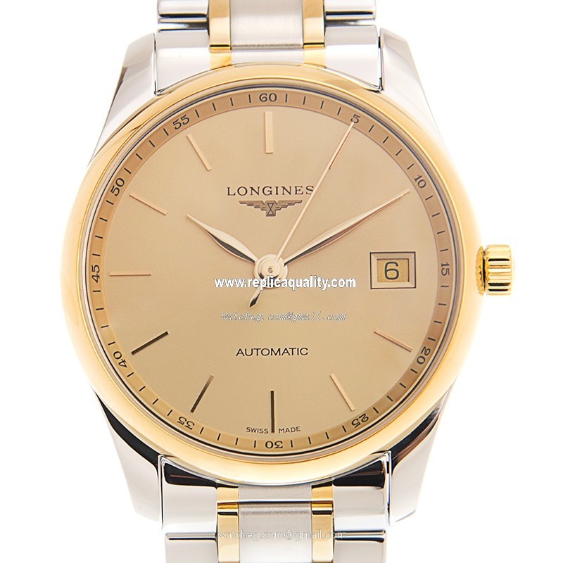 Longines MASTER L2.518.5.32.7 Automatic 18kt Gold & Steel Gold
