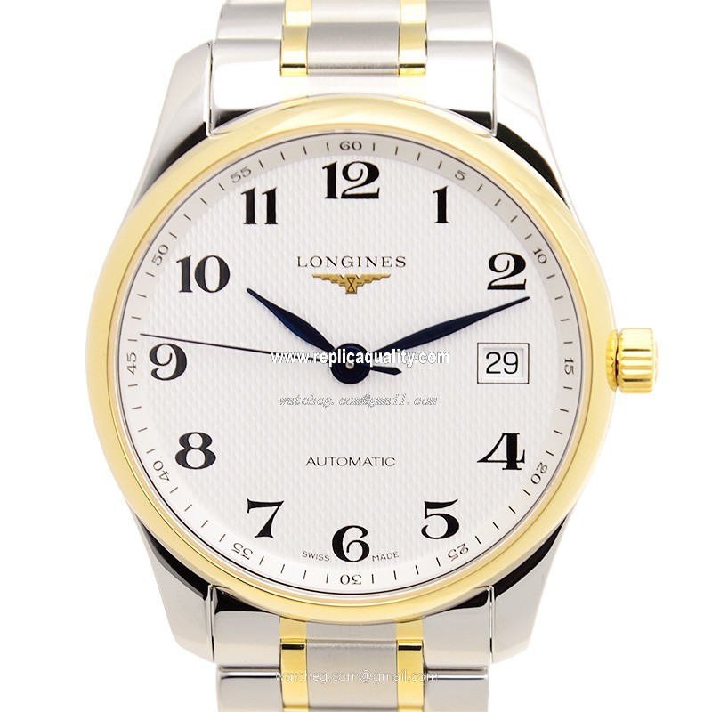 Longines MASTER L2.518.5.78.7 Automatic 18kt Gold & Steel Silvery & White