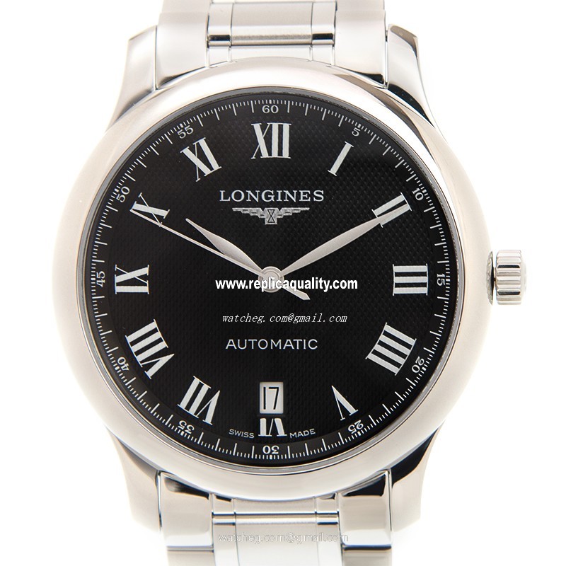 Longines MASTER L2.628.4.51.6 Automatic Stainless Steel Black