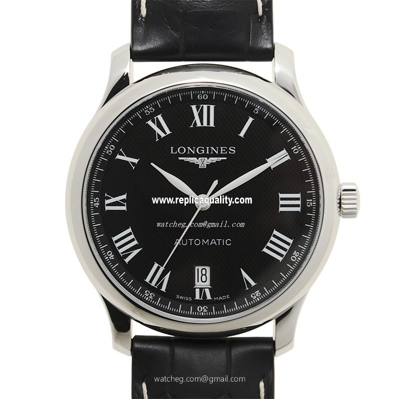 Longines MASTER L2.628.4.51.7 Automatic Stainless Steel Black