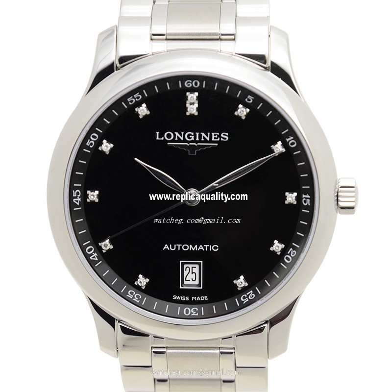 Longines MASTER L2.628.4.57.6 Automatic Stainless Steel Black
