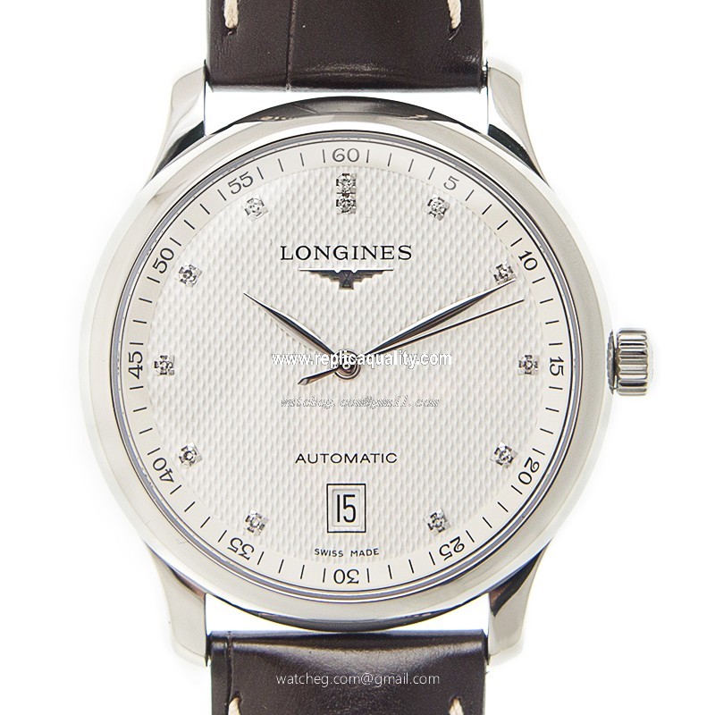 Longines MASTER L2.628.4.77.3 Automatic Stainless Steel Silvery & White