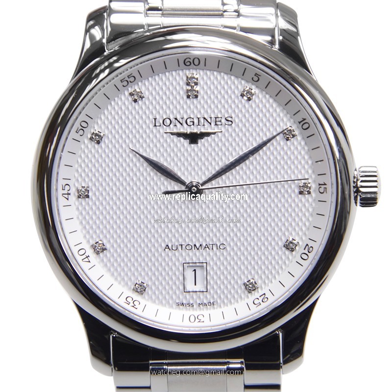 Longines MASTER L2.628.4.77.6 Automatic Stainless Steel Silvery & White