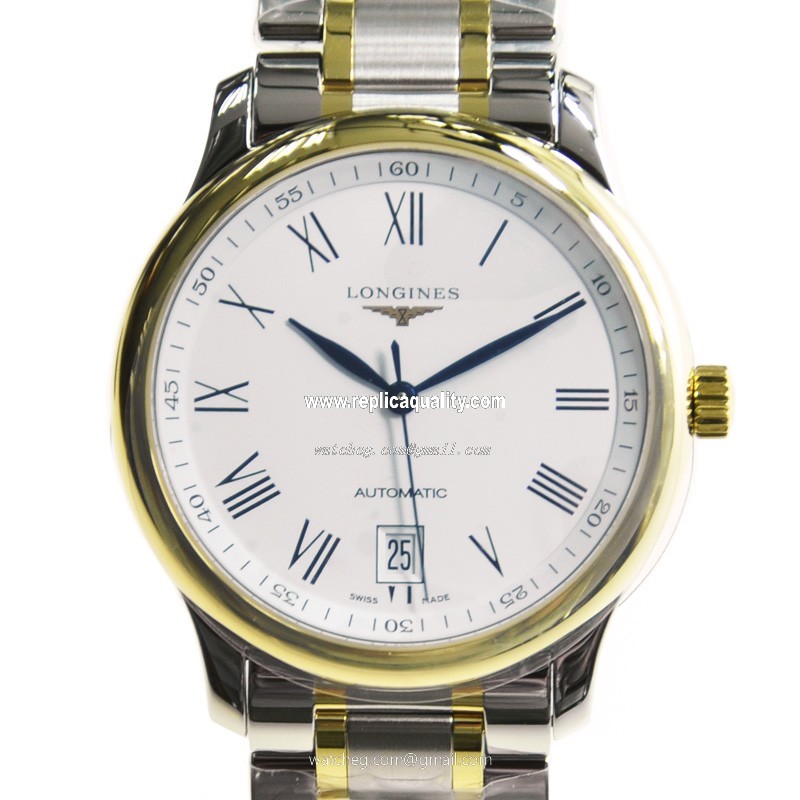 Longines MASTER L2.628.5.11.7 Automatic 18kt Gold & Steel White