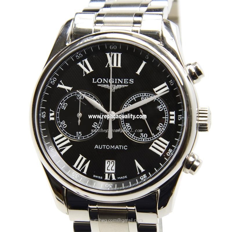 Longines MASTER L2.629.4.51.6 Automatic Stainless Steel Black
