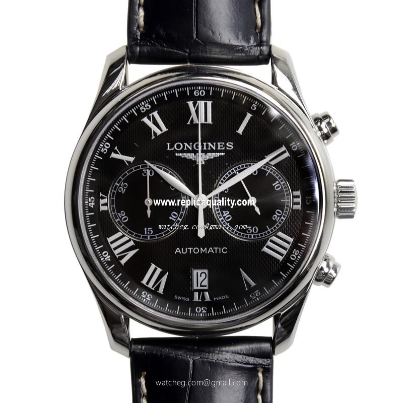 Longines MASTER L2.629.4.51.7 Automatic Stainless Steel Black