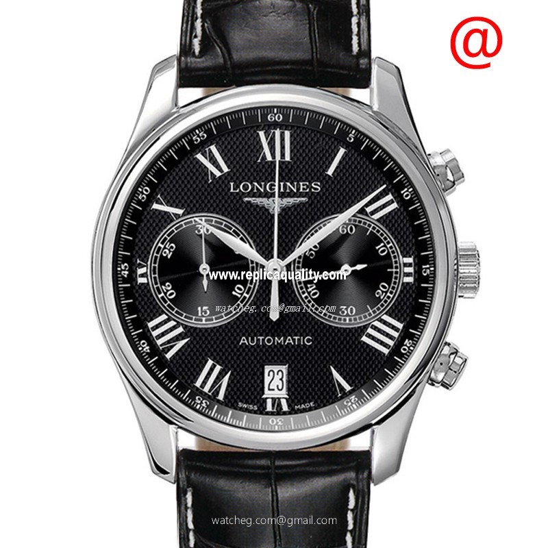 Longines MASTER L2.629.4.51.8 Automatic Stainless Steel Black