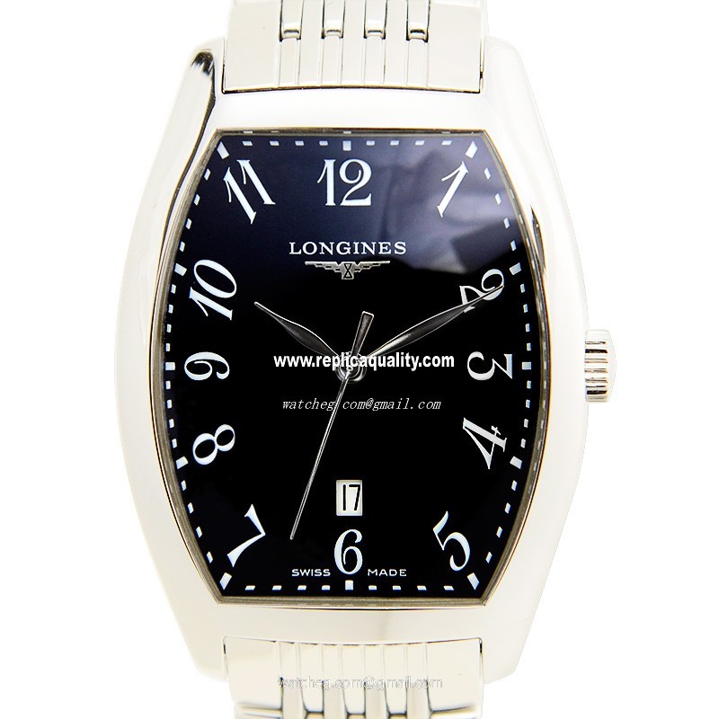 Longines EVIDENZA L2.655.4.53.6 Quartz Stainless Steel Black
