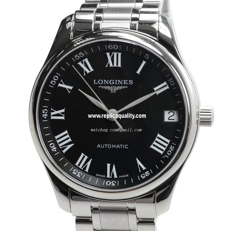 Longines MASTER L2.648.4.51.6 Automatic Stainless Steel Black