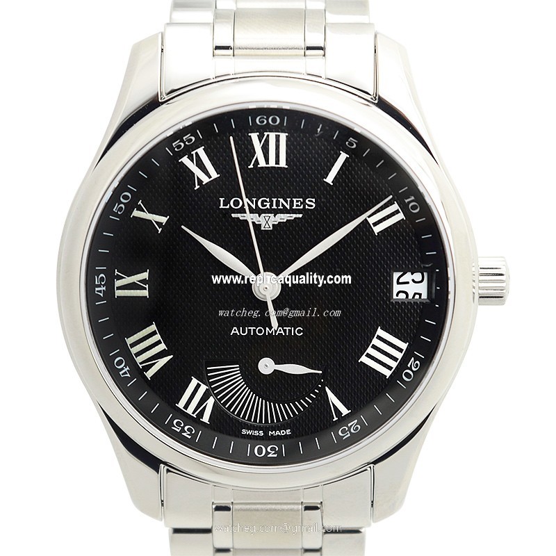Longines MASTER L2.666.4.51.6 Automatic Stainless Steel Black