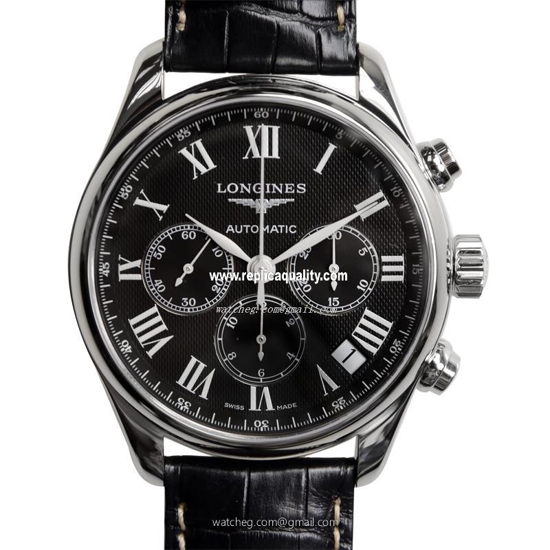 Longines MASTER L2.693.4.51.7 Automatic Stainless Steel Black