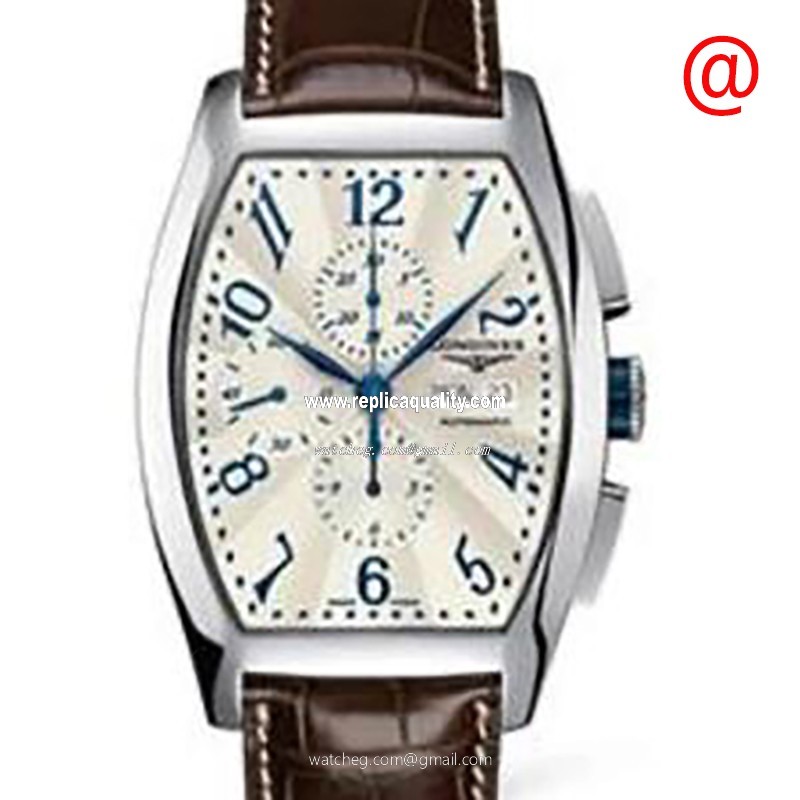 Longines EVIDENZA L2.701.4.78.4 Automatic Stainless Steel Silvery & White