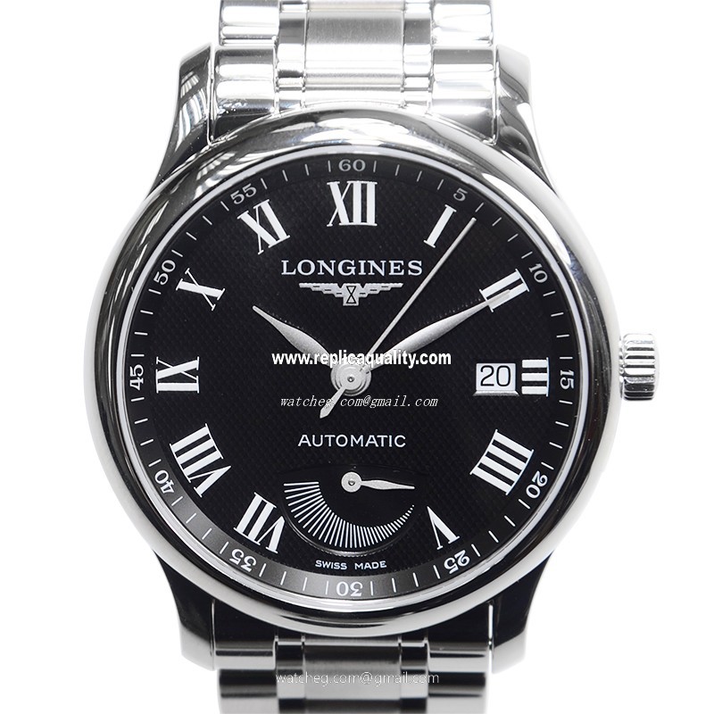 Longines MASTER L2.708.4.51.6 Automatic Stainless Steel Black