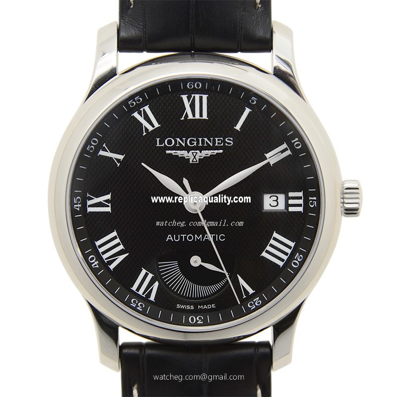 Longines MASTER L2.708.4.51.7 Automatic Stainless Steel Black