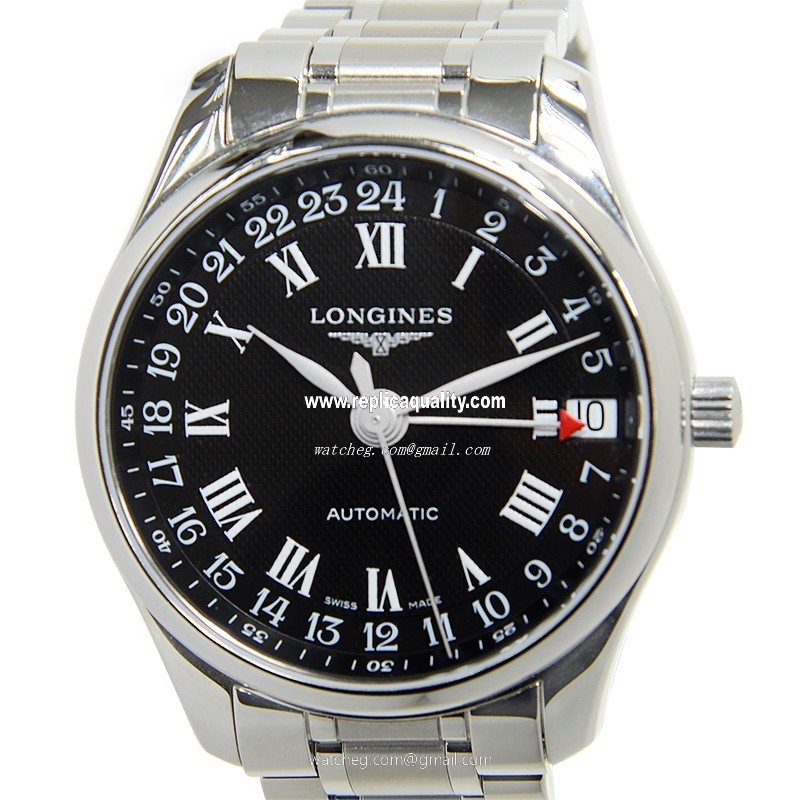 Longines MASTER L2.718.4.51.6 Automatic Stainless Steel Black