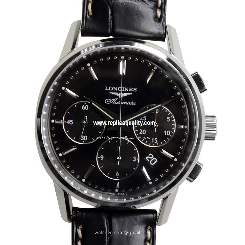Longines HERITAGE L2.749.4.52.0 Automatic Stainless Steel Black