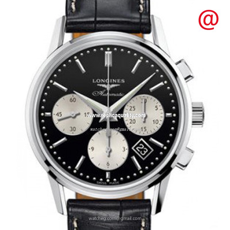 Longines HERITAGE L2.749.4.92.0 Automatic Stainless Steel Black