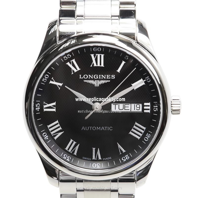 Longines MASTER L2.755.4.51.6 Automatic Stainless Steel Black