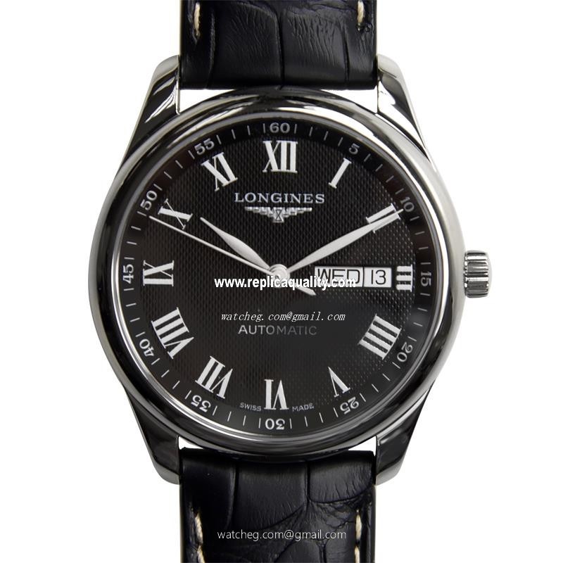 Longines MASTER L2.755.4.51.7 Automatic Stainless Steel Black