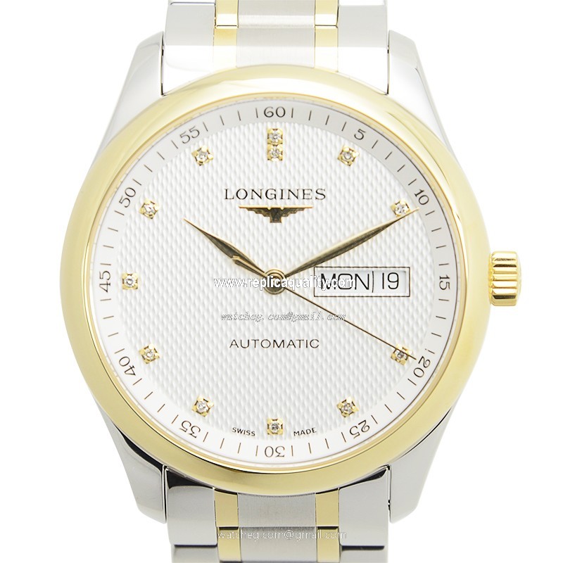 Longines MASTER L2.755.5.77.7 Automatic 18kt Yellow Gold Silver
