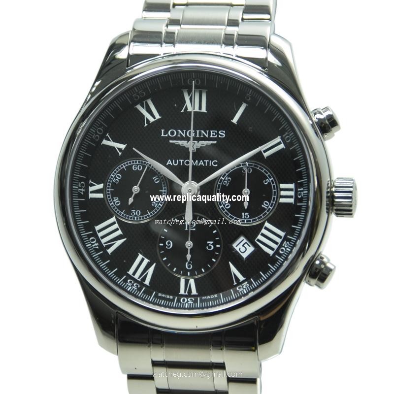 Longines MASTER L2.759.4.51.6 Automatic Stainless Steel Black