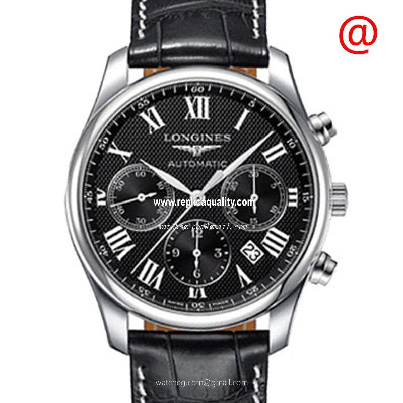 Longines MASTER L2.759.4.51.8 Automatic Stainless Steel Black