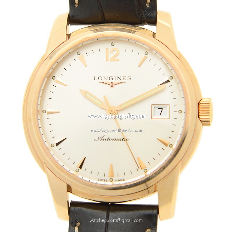 Longines SAINT IMIER L2.763.8.72.3 Automatic 18kt Rose Gold & Steel Silver